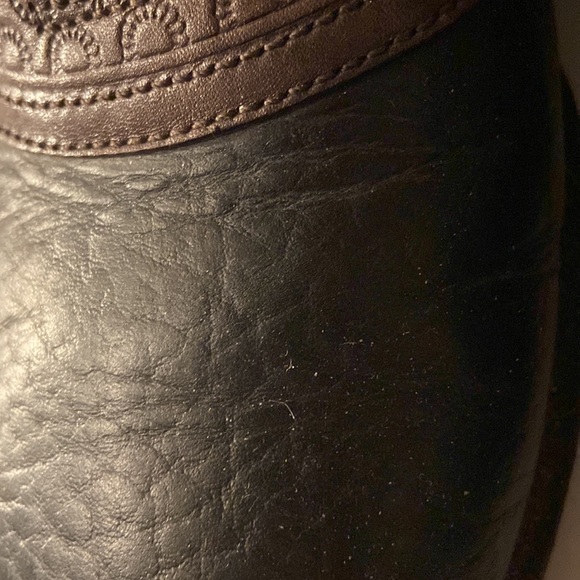 H. S. Trask Brown Leather Lace Up Two Tone Oxford Size 9 M Shoes - Picture 14 of 16